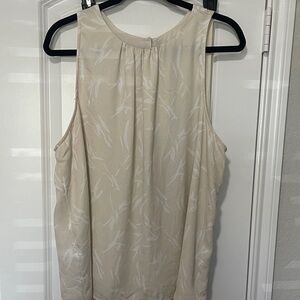 A New Day Cream Patterned Tank Top